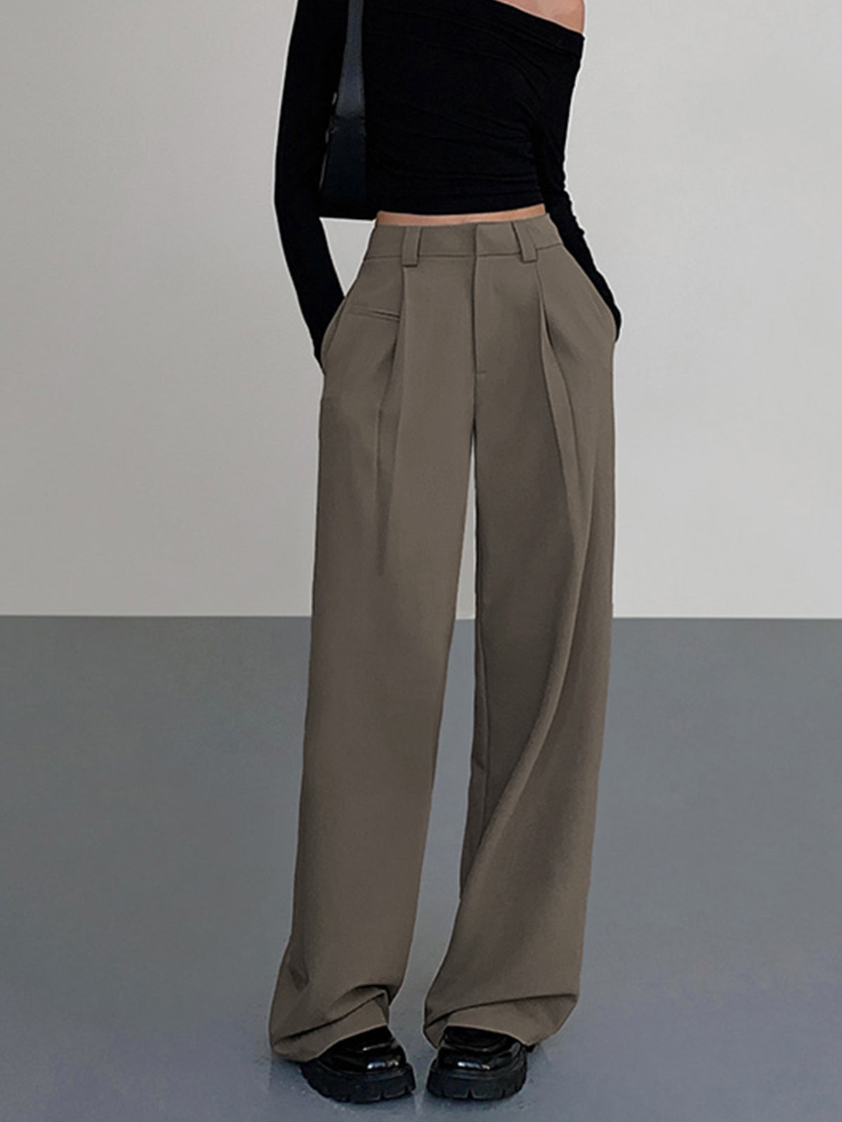 ELA™ | Business Casual Pleat Dress Pants