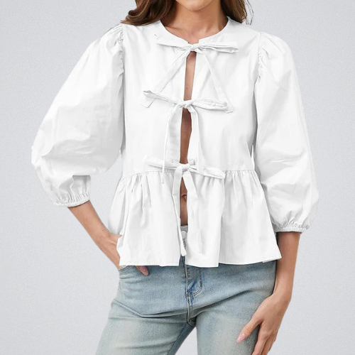 ELA™ | Puff Sleeve Blouse